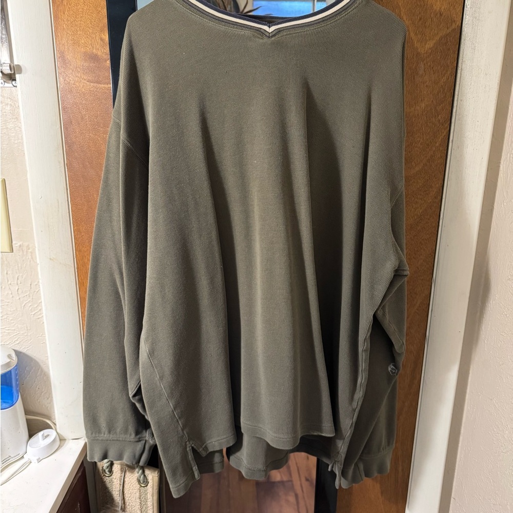 Eddie Bauer Olive Long Sleeve Shirt